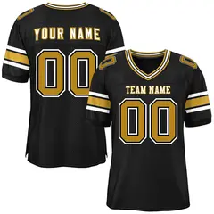 Black Classic Authentic Football Jersey 1