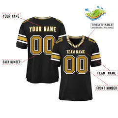 Black Classic Authentic Football Jersey 2