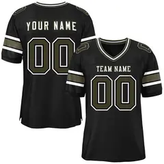 Black Classic Authentic Football Jersey 1