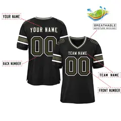 Black Classic Authentic Football Jersey 2
