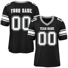 Black Classic Authentic Football Jersey 1