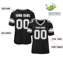 Black Classic Authentic Football Jersey 2