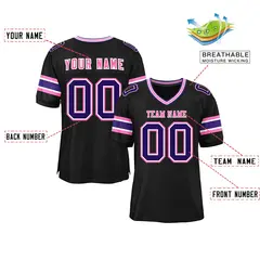Black Classic Authentic Football Jersey 2