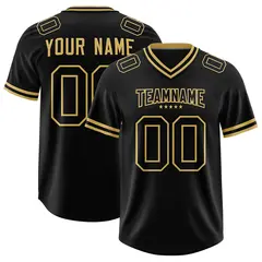 Black Classic Style American Football Jersey