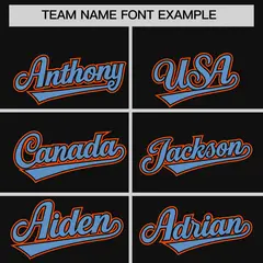 Black Classic Style Baseball Jersey 3