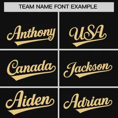 Black Classic Style Baseball Jersey 3