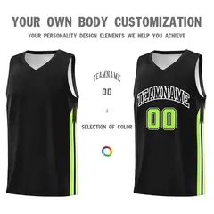 Black Classic Tops Mesh Bull Sport Basketball Jersey 3