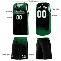 Black Cloud Pattern Sports Uniform Basketball Jersey 5