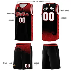 Black Cloud Pattern Sports Uniform Basketball Jersey 5