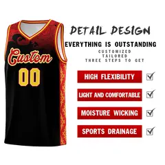 Black Cloud Pattern Sports Uniform Basketball Jersey 2