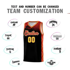 Black Cloud Pattern Sports Uniform Basketball Jersey 4