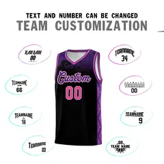 Black Cloud Pattern Sports Uniform Basketball Jersey 4