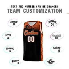 Black Cloud Pattern Sports Uniform Basketball Jersey 4