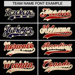 Black Cream Vintage USA Flag Authentic Baseball Jersey 3