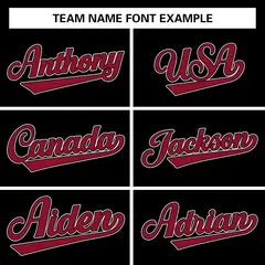 Black Crimson-Black Varsity Full-Snap Letterman Jacket 3