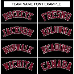 Black Crimson-Black Varsity Full-Snap Letterman Jacket 3