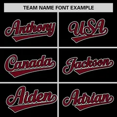 Black Crimson Full-Snap Color Block Varsity Letterman Jacket 3