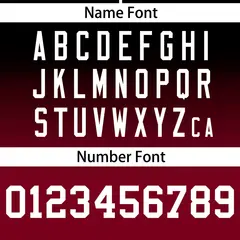 Black Crimson Gradient Full Button Baseball Jersey 4