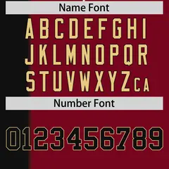 Black Crimson Gradient Stripe Two-Button Softball Jersey 4
