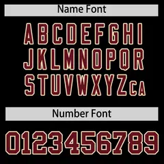 Black Crimson-Khaki Classic Baseball Sports Uniform 4