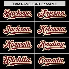 Black Crimson-Khaki Classic Basketball Jersey 3