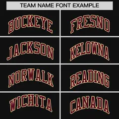 Black Crimson-Khaki Varsity Full-Snap Letterman Jacket 4