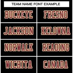 Black Crimson-Old Gold Football Jersey 3