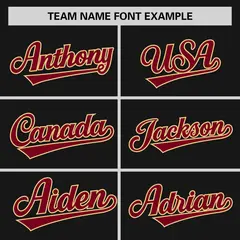 Black Crimson Old Gold Raglan Baseball Jersey 3