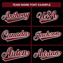 Black Crimson Raglan Full-Snap Varsity Letterman Jacket 5