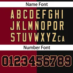 Black Crimson Stripe-Solid Combo Authentic Baseball Jersey 4