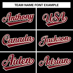 Black Crimson Varsity Raglan Sleeves Letterman Baseball Jacket 7