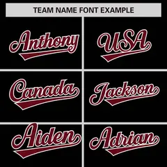 Black Crimson-White Color Block Varsity Letterman Jacket 3