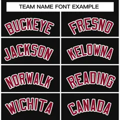 Black Crimson-White Raglan Sleeves Varsity Full-Snap Letterman Jacket 3