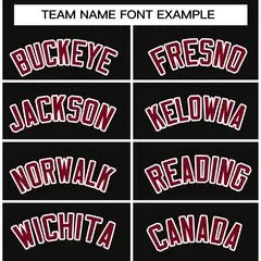 Black Crimson-White Raglan Sleeves Varsity Full-Snap Letterman Jacket 5