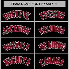 Black Crimson-White Varsity Full-Snap Letterman Jacket 5