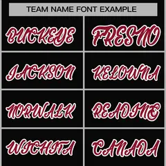 Black Crimson-White Varsity Full-Snap Letterman Jacket 5