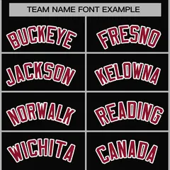 Black Crimson-White Varsity Full-Snap Letterman Jacket 5