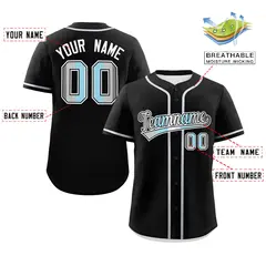 Black Demiboy Pride Month Classic Authentic Baseball Jersey 2