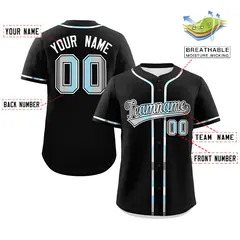 Black Demiboy Pride Month Classic Authentic Baseball Jersey 2
