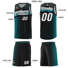 Black Dot Scatter Graffiti Pattern Basketball Jersey 2