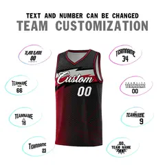 Black Dot Scatter Graffiti Pattern Basketball Jersey 3