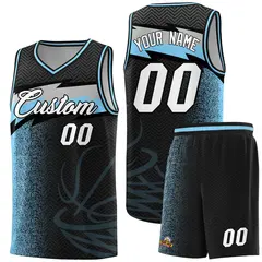 Black Dot Scatter Graffiti Pattern Basketball Jersey 1