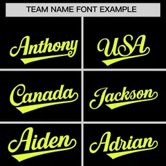 Black Fluorescent Green Graffiti Wind Mark Baseball Jersey 3