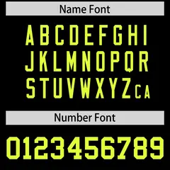 Black Fluorescent Green Square Neckline Football Jersey 4