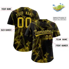 Black Fumes Graffiti Pattern Baseball Jersey 2
