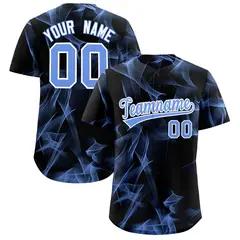 Black Fumes Graffiti Pattern Baseball Jersey 1