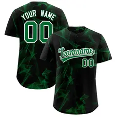 Black Fumes Graffiti Pattern Baseball Jersey 1