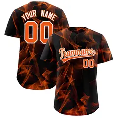 Black Fumes Graffiti Pattern Baseball Jersey 1