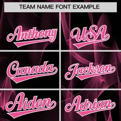Black Fumes Graffiti Pattern Baseball Jersey 3