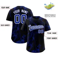 Black Fumes Graffiti Pattern Baseball Jersey 2